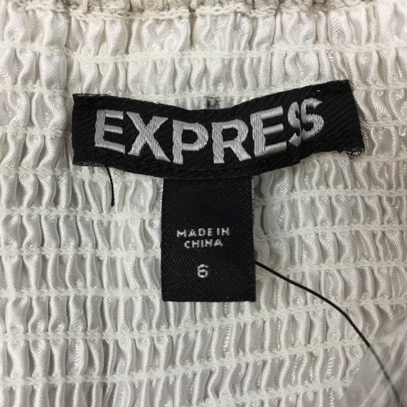 Express Women Dress Fit Flare Remove Straps Size 6 - Picture 7 of 8